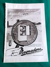 Pubblicità 1939 magnadyne usato  Arezzo
