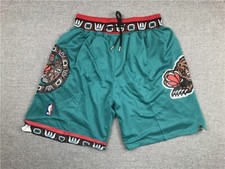 Shorts de basquete verde retrô masculino Memphis Grizzlies venda quente com bolsos comprar usado  Enviando para Brazil