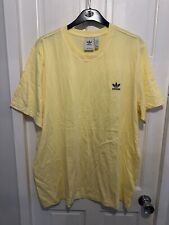 Adidas shirt yellow for sale  NORTHWICH