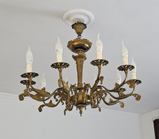 Lampadario classico ottone usato  Napoli