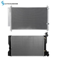 Usado, Radiador de refrigeração e condensador AC para 2009-13 2014 2015 Toyota para Corolla 1.8L comprar usado  Enviando para Brazil