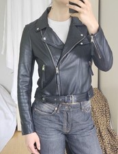 Zara lederjacke bikerjacke gebraucht kaufen  Augsburg