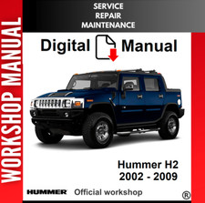 Usado, HUMMER H2 2002 2003 2004 2005 2006 2007 2008 MANUAL DE OFICINA DE REPARO DE SERVIÇO comprar usado  Enviando para Brazil