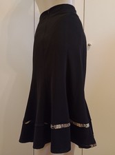 Gonna nero godet usato Gonna nero godet usato  Portomaggiore