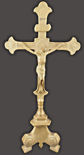 Crucifix table laiton d'occasion  Le Teil
