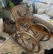 Vintage bamboo rocking for sale  MANCHESTER