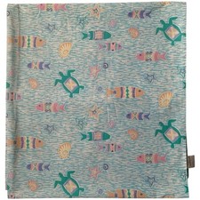 Capa de lençol plana vintage arte tartaruga peixe tropical cama de casal feita na Austrália comprar usado  Enviando para Brazil