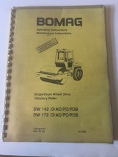 Bomag bw142 bw172 for sale  Taft