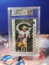 2000 Donruss Brett Favre LETTERMEN “F” /1000 SP LM80 BGS 8.5 Embaladoras de Erro de Etiqueta, usado comprar usado  Enviando para Brazil