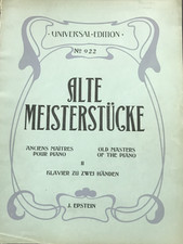 Klaviernoten alte meisterstüc gebraucht kaufen  Steyerberg