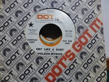WELDON MYRICK CRY LIKE A BABY &  ONLY LOVE CAN BREAK A HEART NM  45 comprar usado  Enviando para Brazil