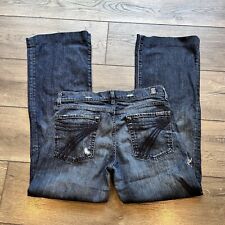 Jeans feminino 7 for all Mankind Dojo 31 perna larga 32x30 comprar usado  Enviando para Brazil