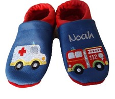 Lederpuschen krabbelschuhe lau gebraucht kaufen  Lohmar