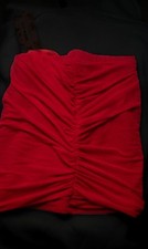 Red ruched bodycon for sale  Zephyrhills