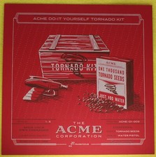 Kit Tornado Acme Corporation Do-it Yourself 8" x 8" Assinado Rob Loukotka comprar usado  Enviando para Brazil