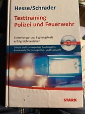 Testtraining polizei feuerwehr gebraucht kaufen  Halle