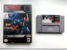 Castlevania Dracula X SNES ORIGINAL Carrinho 1995 com Caixa de Plástico Testada Etiqueta Rasgada comprar usado  Enviando para Brazil