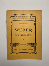 Noten weber freischütz gebraucht kaufen  Berlin