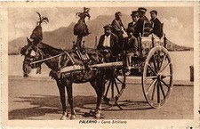 CPA PALERMO Carro Siciliano ITÁLIA (468819), usado comprar usado  Enviando para Brazil