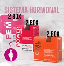 SISTEMA HORMONAL OMNILIFE 2 caixas ganho de energia, 2 caixas Fem Plus, 2 caixas Oml Plus, comprar usado SISTEMA HORMONAL OMNILIFE 2 caixas ganho de energia, 2 caixas Fem Plus, 2 caixas Oml Plus, comprar usado  Enviando para Brazil