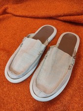 Sanuk beige leather for sale  KIRRIEMUIR