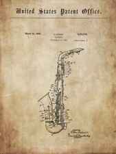 Old, antique saxophone CONN: ideas, constructions 1936+ for print / decoration comprar usado  Enviando para Brazil