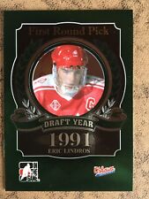 ERIC LINDROS 2013 ITG Draft Prospects 1991 First Round Pick Hky EMERALD #101/50 comprar usado  Enviando para Brazil