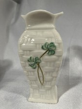 belleek island vase 8 for sale  San Carlos
