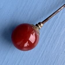 Antique hatpin carnelian for sale  SALTBURN-BY-THE-SEA