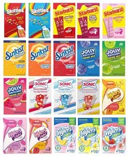 PACOTES DE MISTURA DE BEBIDAS - Todas as MARCAS Saquetas VARIAÇÕES Por SABOR Unidades de Tamanho de Teste! comprar usado  Enviando para Brazil