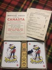 Vintage canasta box for sale  SALTBURN-BY-THE-SEA