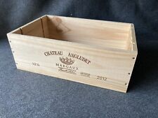 Wooden wine box for sale  LONGFIELD