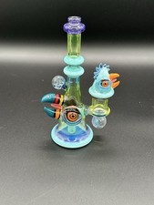 Cachimbo de água RJ Glass Tucan Brain Perk  comprar usado  Enviando para Brazil