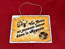 Ancienne plaque pancarte d'occasion  France