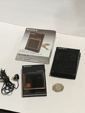 VINTAGE SONY JAPÃO Micro RÁDIO Miniatura Capa Original + Caixa + Fone de Ouvido comprar usado  Enviando para Brazil