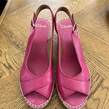 Clarks wedge heel for sale  OXFORD