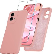 Coque Pour Motorola G75 G55 E14 G85 G35 En Silicone Liquide Avec Verre Trempé, używany na sprzedaż  Wysyłka do Poland