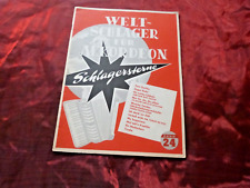 Schlagersterne band weltschlag gebraucht kaufen  Elztal