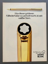 Montblanc füllfederhalter wei gebraucht kaufen  Aßlar