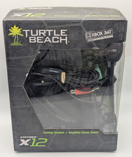 Fone de Ouvido para Jogos Turtle Beach Ear Force X12 Verde/Preto PC e Xbox 360 Testado, usado comprar usado  Enviando para Brazil