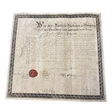 Diplôme maçonnique allemand d'occasion  La Rochelle