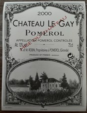 étiquette château gay usato  Spedire a Italy