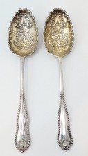 Serving spoons silver for sale  SALISBURY
