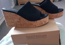Boohoo black swede for sale  SLOUGH