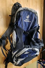 Usado, Mochila de caminhada ao ar livre Deuter Trans Alpine 30, azul, sistema de conforto aéreo, acolchoada comprar usado  Enviando para Brazil