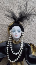 Harlekin pierrot puppe gebraucht kaufen  Welzheim