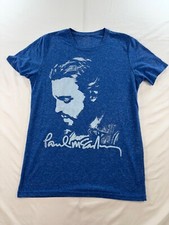 Camiseta Paul McCartney tamanho médio turnê concerto silhueta azul, usado comprar usado  Enviando para Brazil