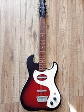 Danelectro guitar red for sale  MANCHESTER