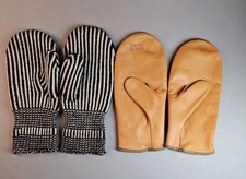 Guantes forrados de lana (esquí) de colección guantes de cuero de grano superior ¿escandinavos? segunda mano  Embacar hacia Mexico