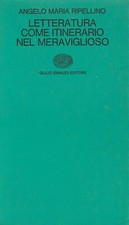 Ripellino letteratura come usato  Napoli